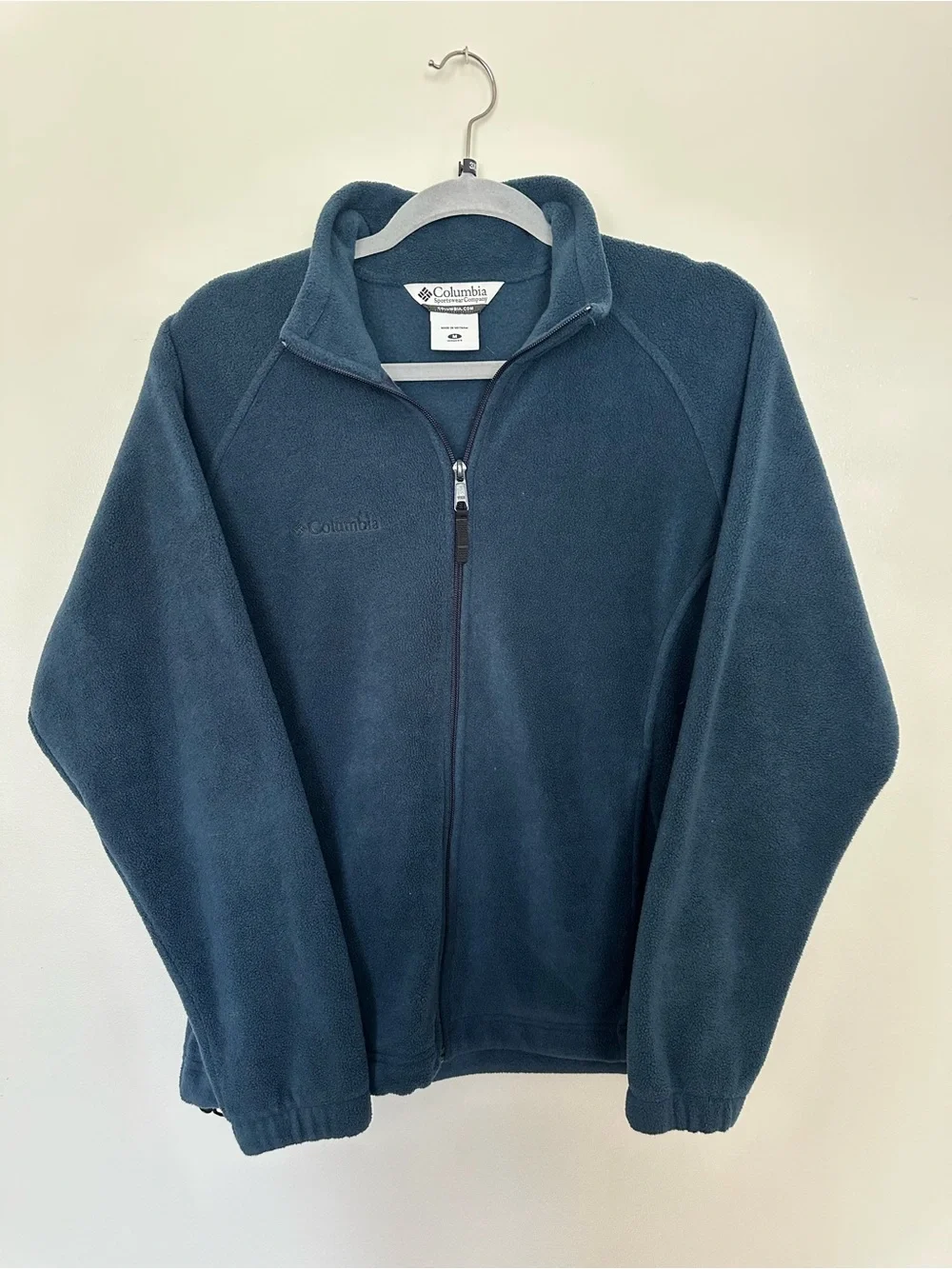 Columbia Dark Navy  Midnight blue Full-Zip Fleece Jacket